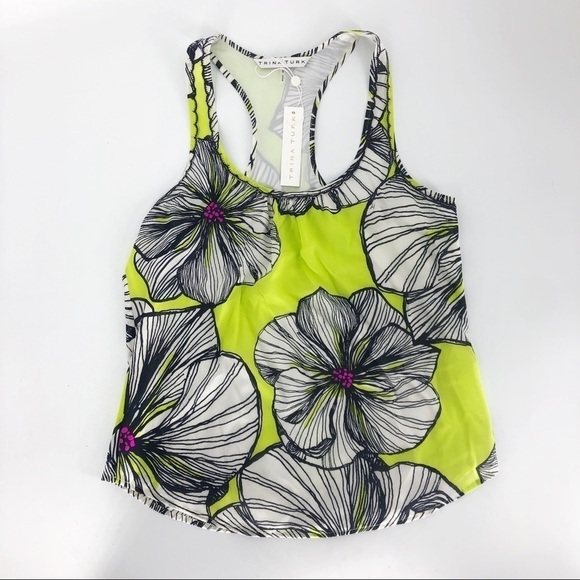 Trina Turk Gray Latrice Tank - Picture 2 of 3